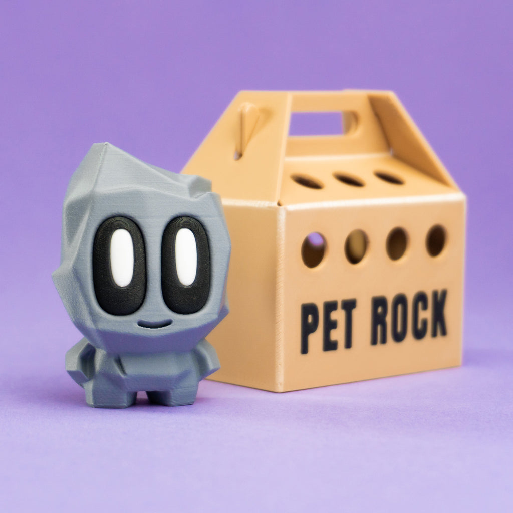Blob Lab Dwayne the Rock – Collectible 3D Printed Desk Buddy