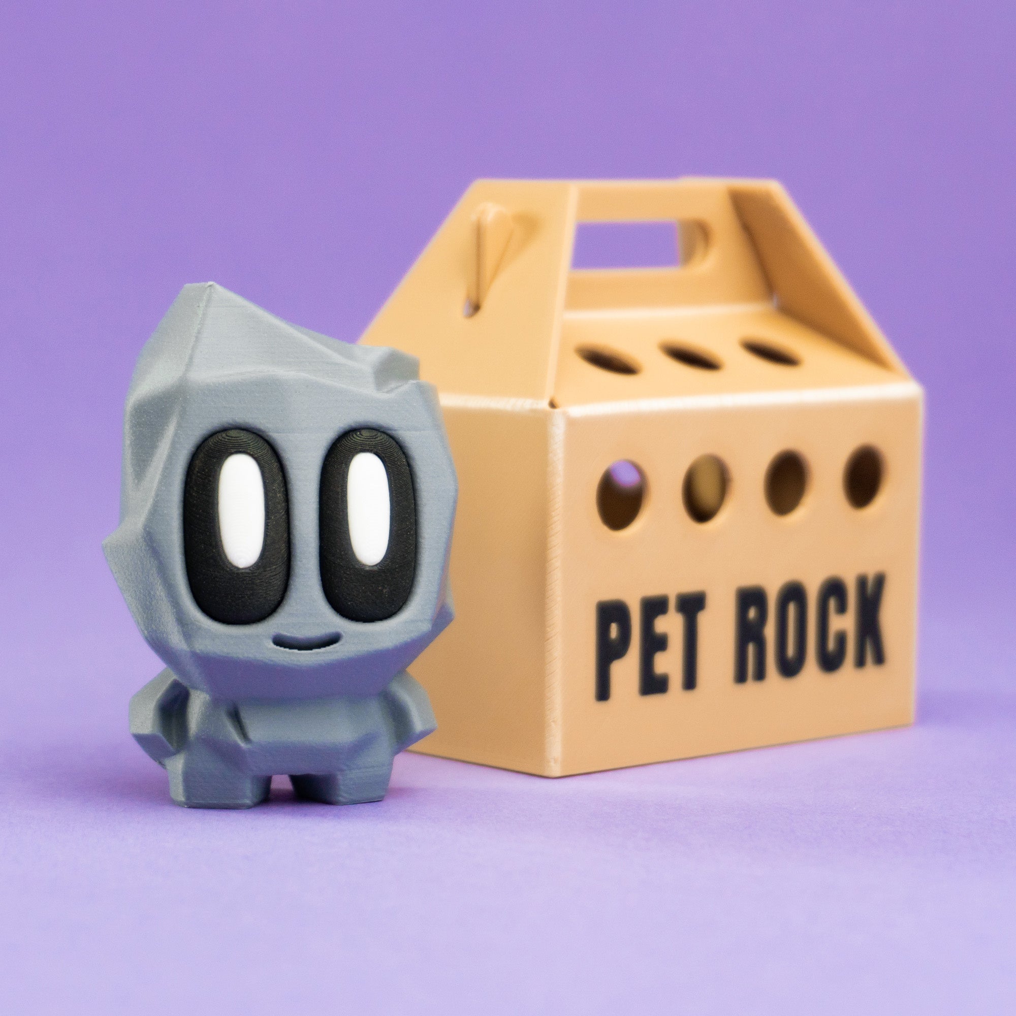 Blob Lab Dwayne the Rock – Collectible 3D Printed Desk Buddy