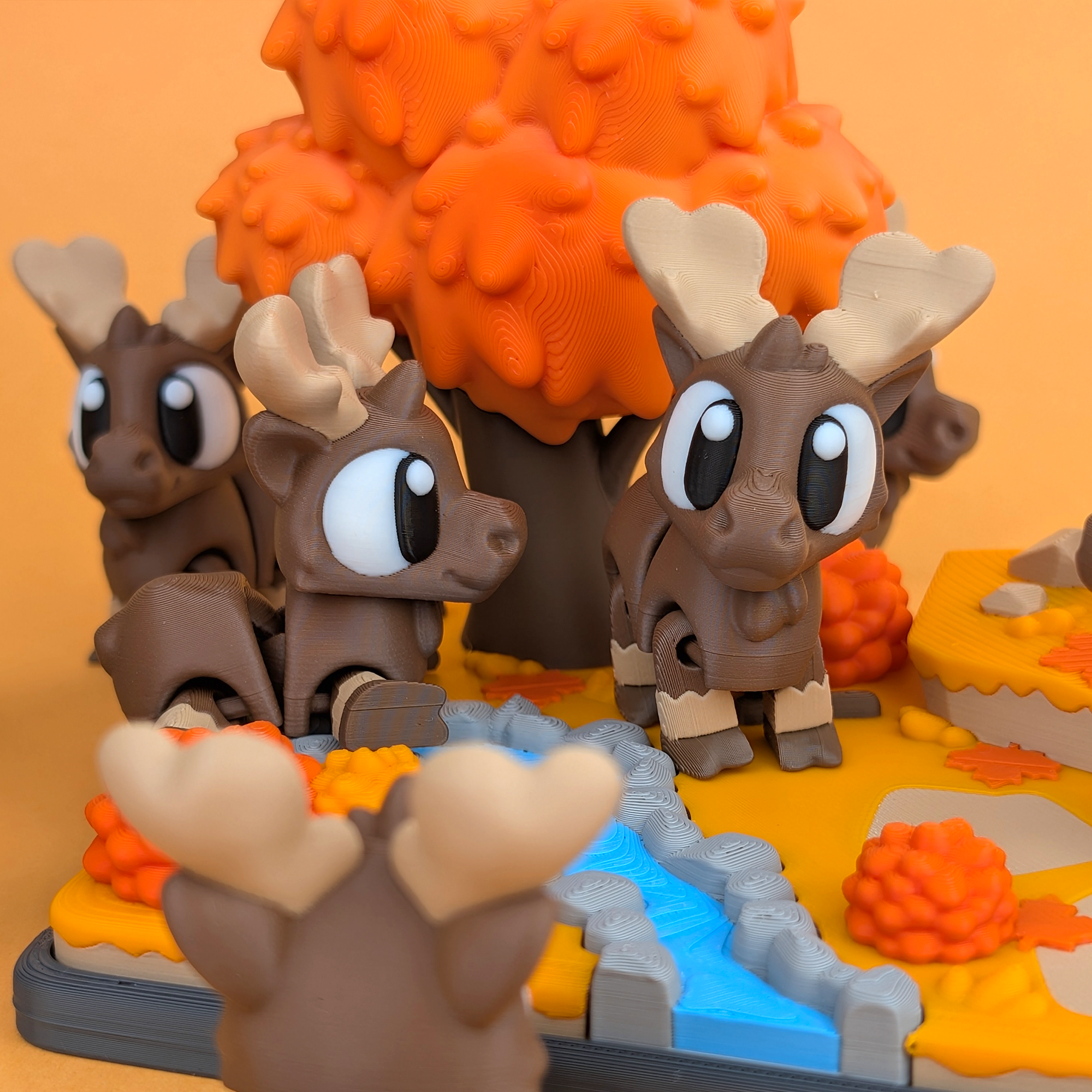 Flexi Moose – Articulated 3D‑Printed Woodland Friend