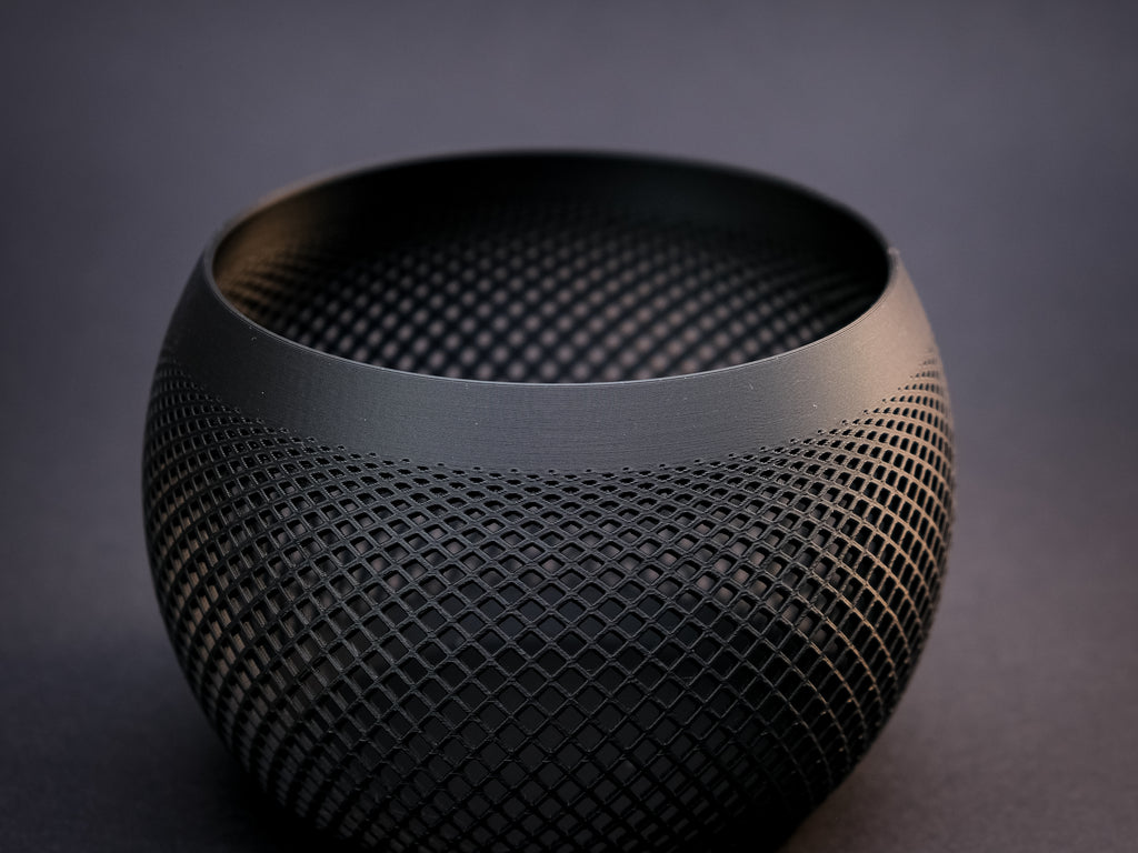 3D‑Printed Modern Mesh Decorative Bowl