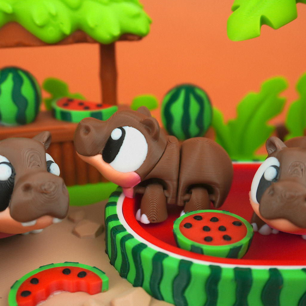 Watermelon Bar Display Set – A Home for Your Desk Companions