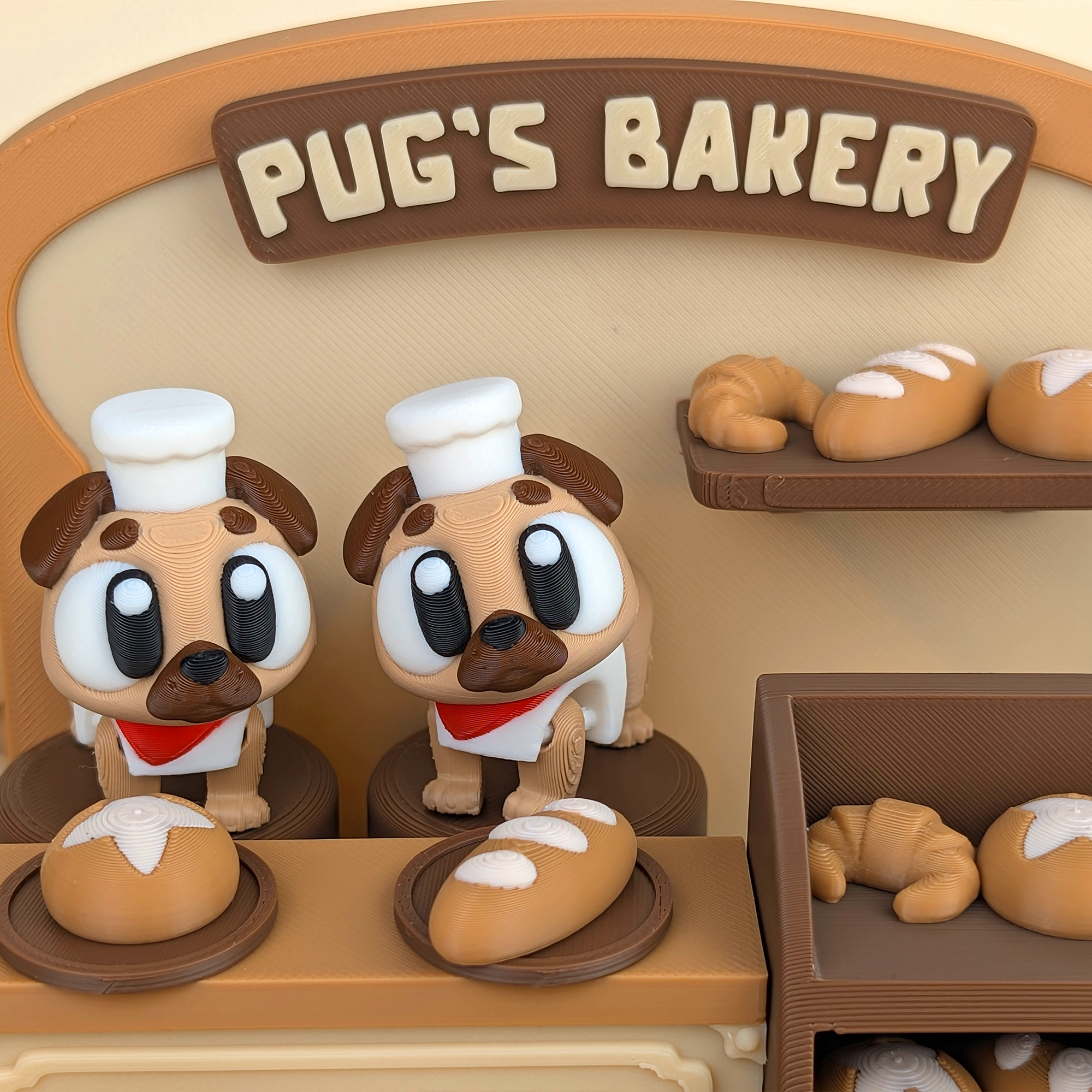 Dog Bakery Display Set – A Home for Your Desk Companions