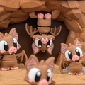 Cave Display Set – A Home for Your Desk Companions