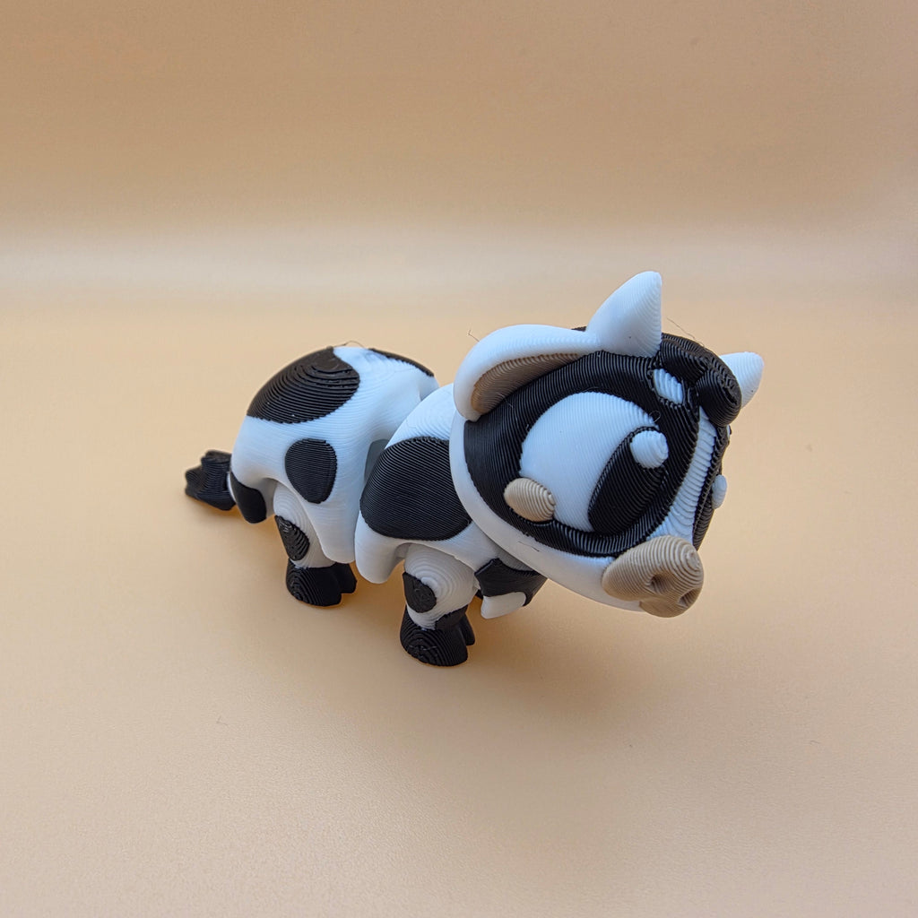 Flexi Cow – Articulated 3D‑Printed Farm Friend