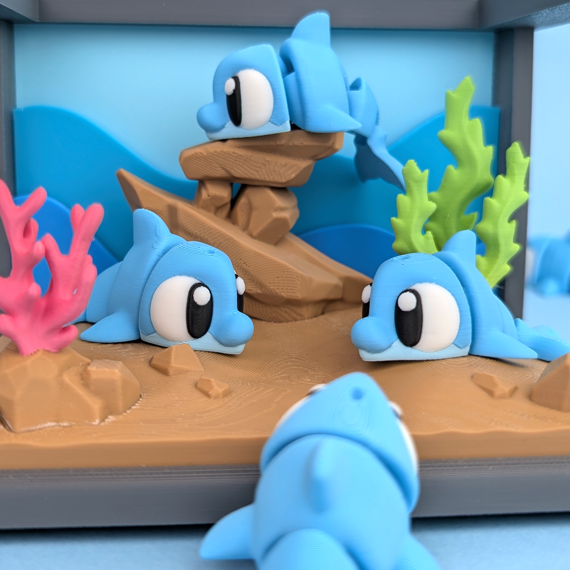 Flexi Dolphin – Articulated 3D‑Printed Animal Friend