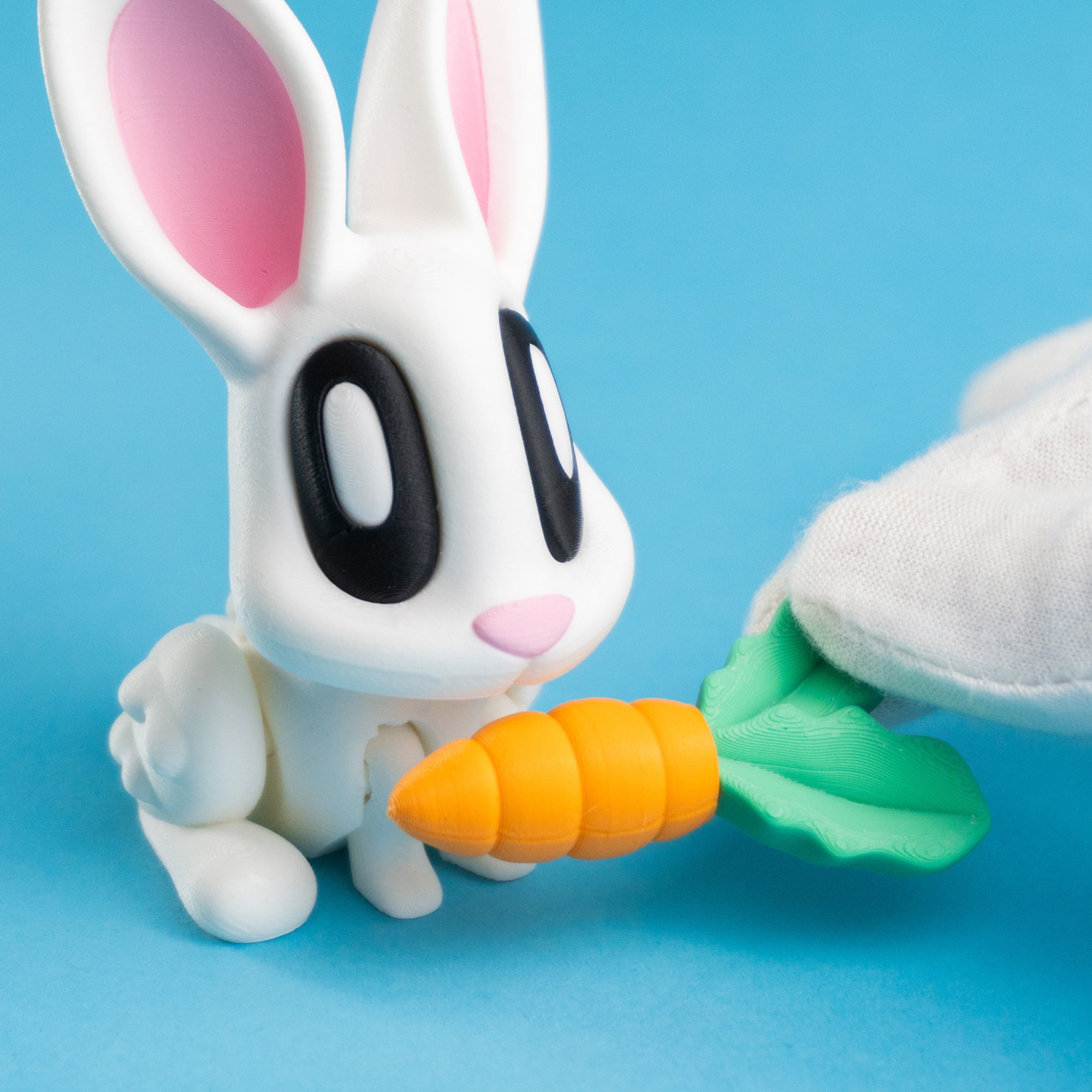 Blob Bunny – Collectible 3D Printed Animals