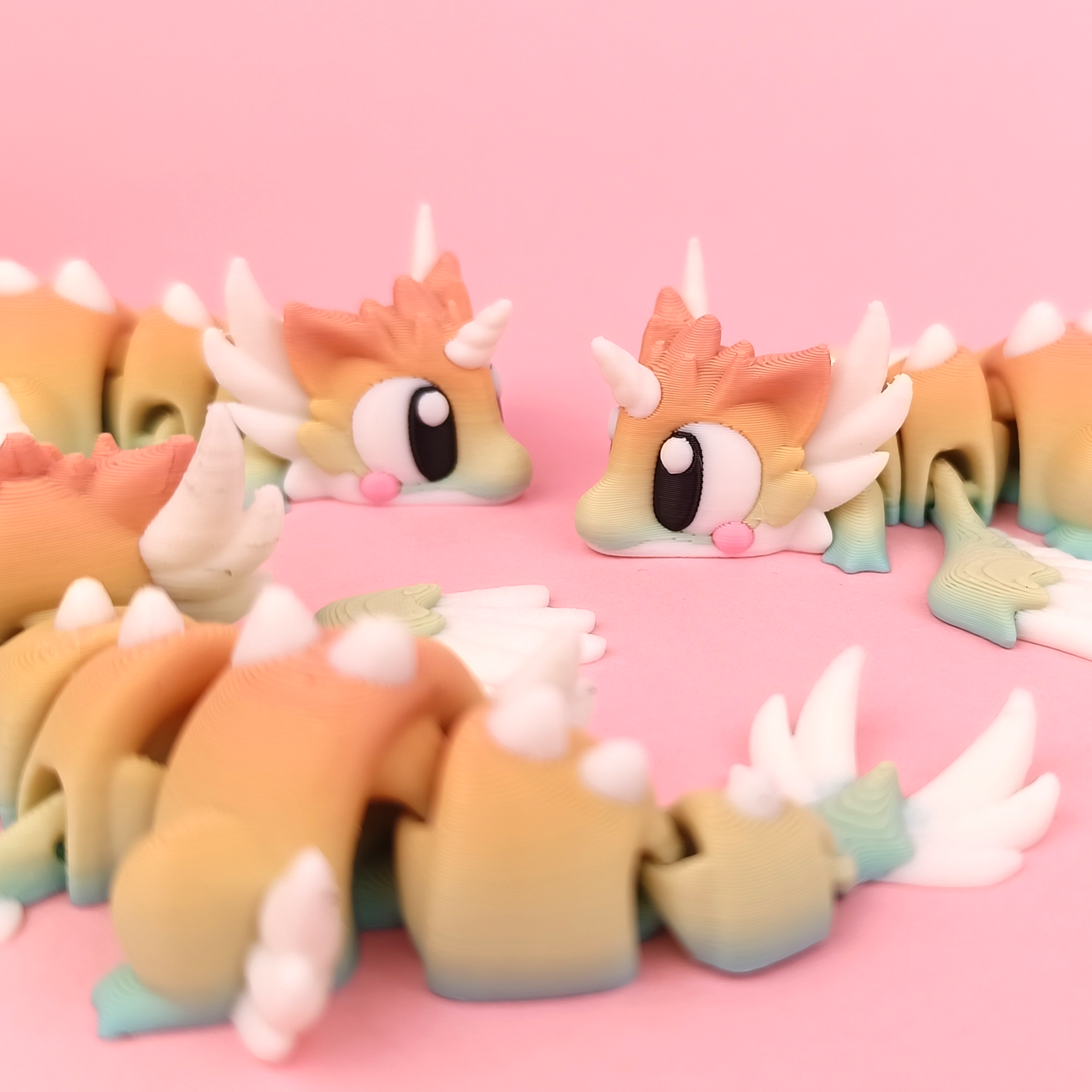 Flexi Celestial Dragon - Articulated 3D‑Printed Dragon Friend