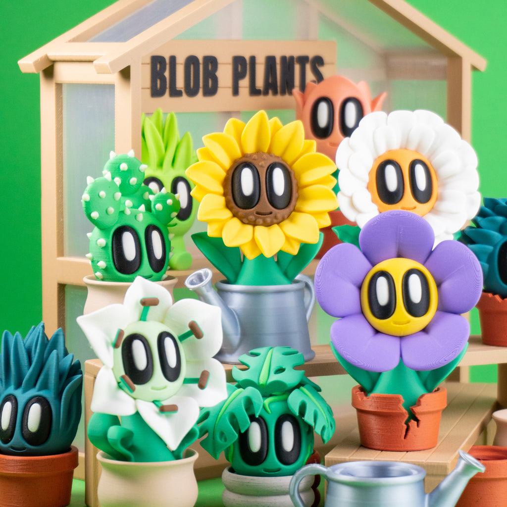 Blob Lab Sunflower – Collectible 3D Printed Flowers