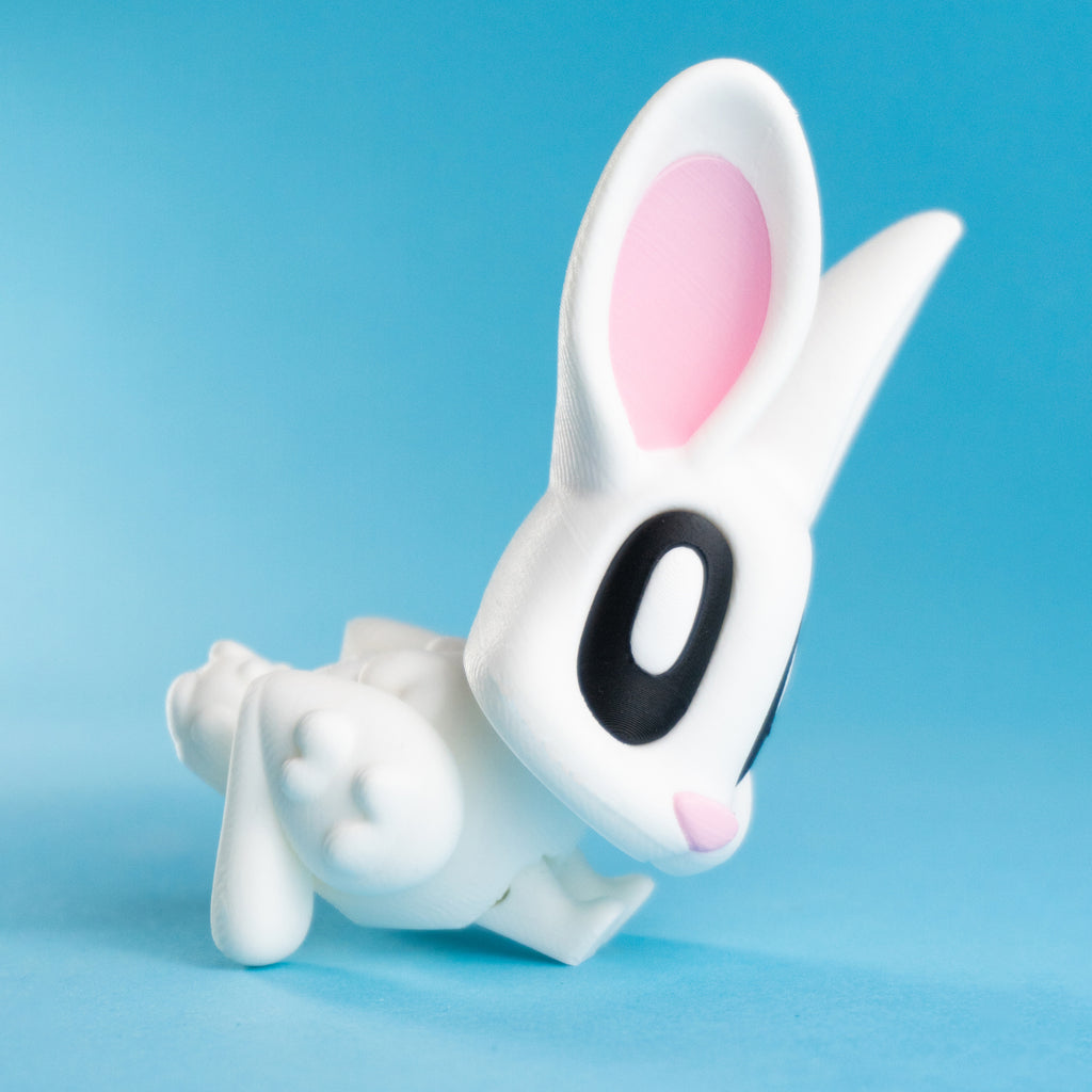 Blob Bunny – Collectible 3D Printed Animals