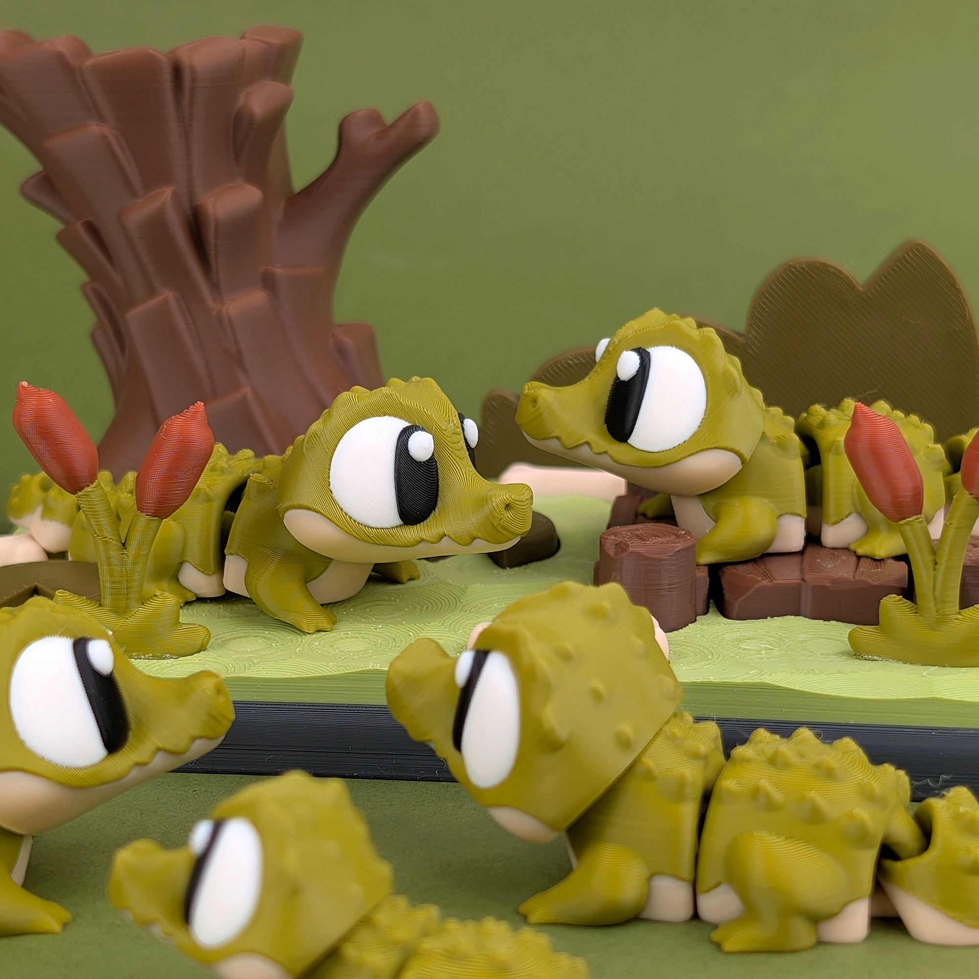 Flexi Crocodile – Articulated 3D‑Printed Animal Friend