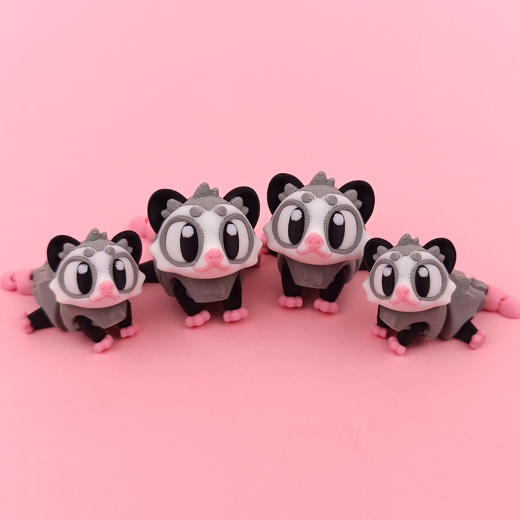 Flexi Opossum – Articulated 3D‑Printed Animal Friend