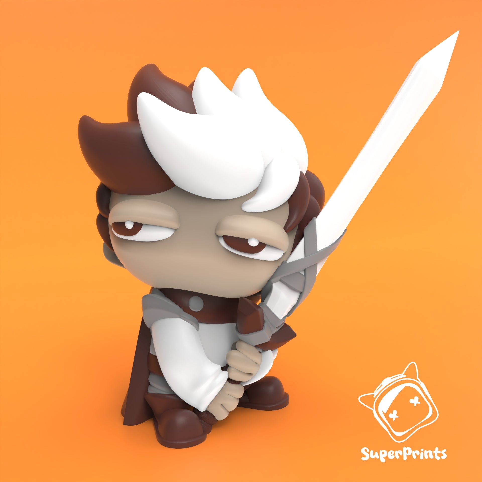 Human Hero – Collectible 3D Printed Dungeon & Dragons Inspired Characters