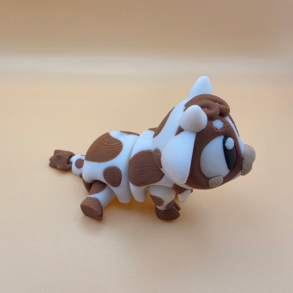 Flexi Cow – Articulated 3D‑Printed Farm Friend