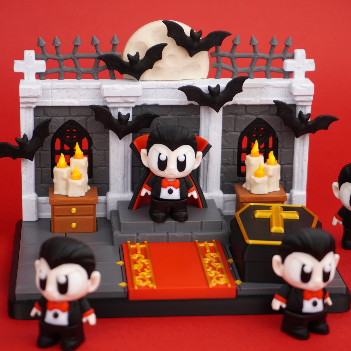 Count Dracula – Articulated 3D‑Printed Halloween Friend