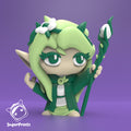Elf Druid – Collectible 3D Printed Dungeon & Dragons Inspired Characters