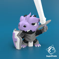Dragonborn Paladin – Collectible 3D Printed Dungeon & Dragons Inspired Characters