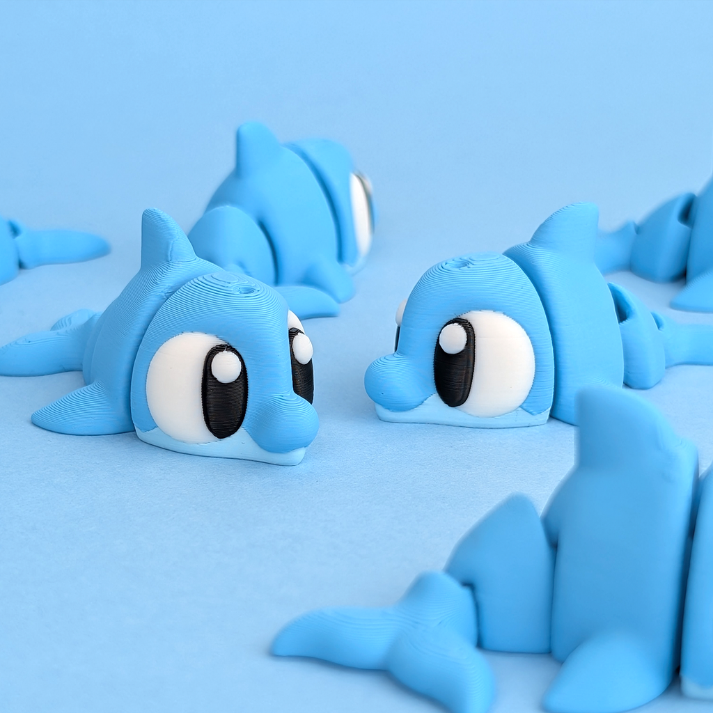 Flexi Dolphin – Articulated 3D‑Printed Animal Friend