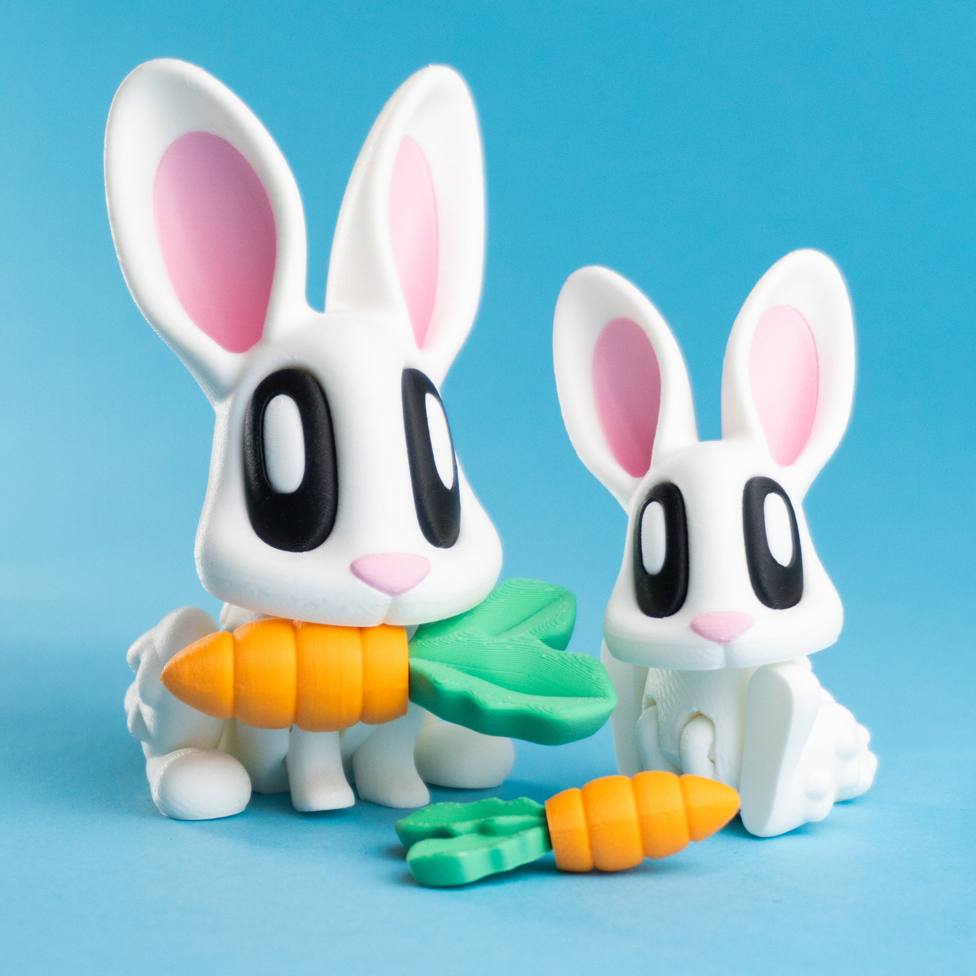 Blob Bunny – Collectible 3D Printed Animals