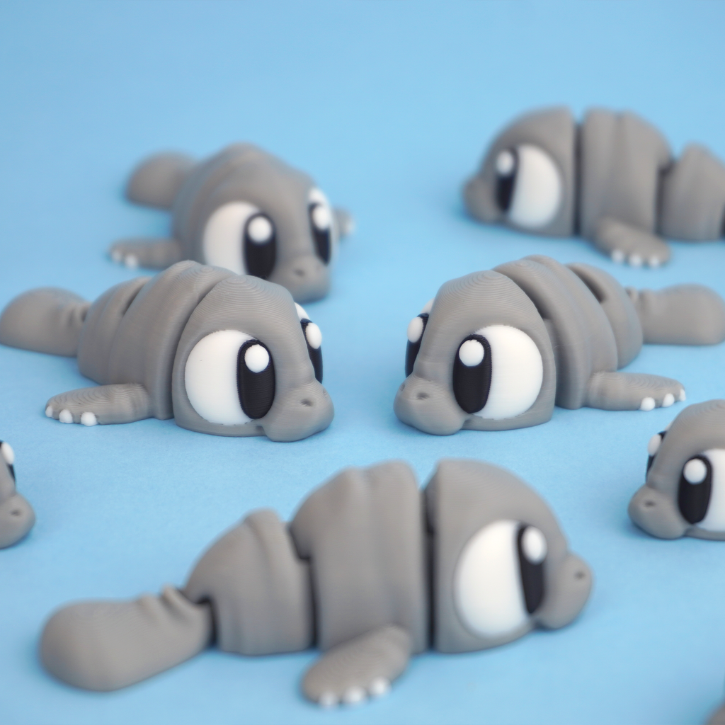 Flexi Manatee – Articulated 3D‑Printed Animal Friend