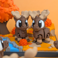 Flexi Moose – Articulated 3D‑Printed Woodland Friend