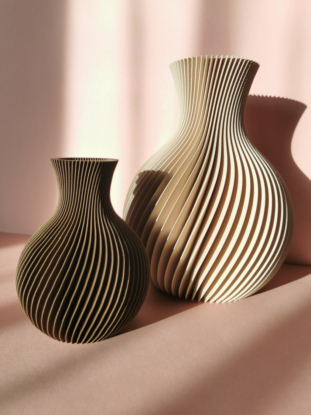3D Printed Swirl Vase