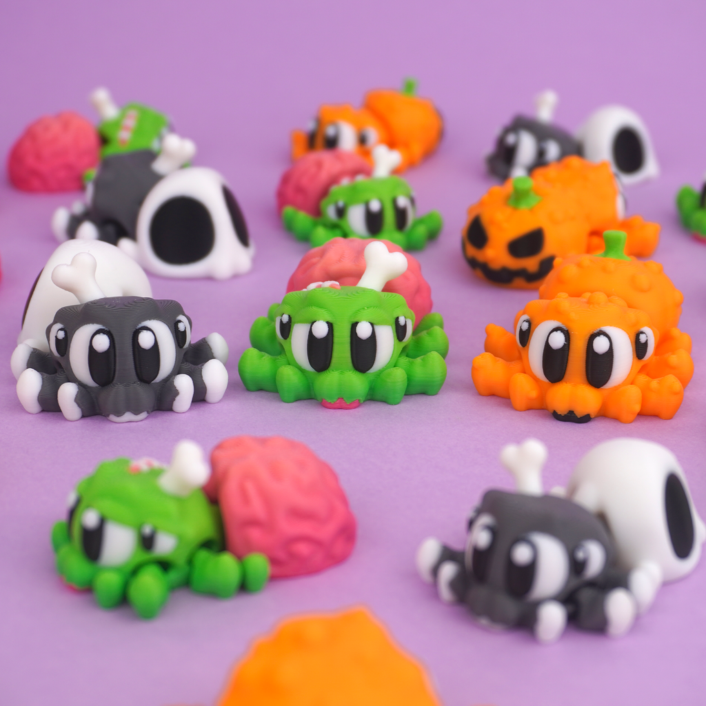 Flexi Halloweem Spiders – Articulated 3D‑Printed Creppy Crawly Friend
