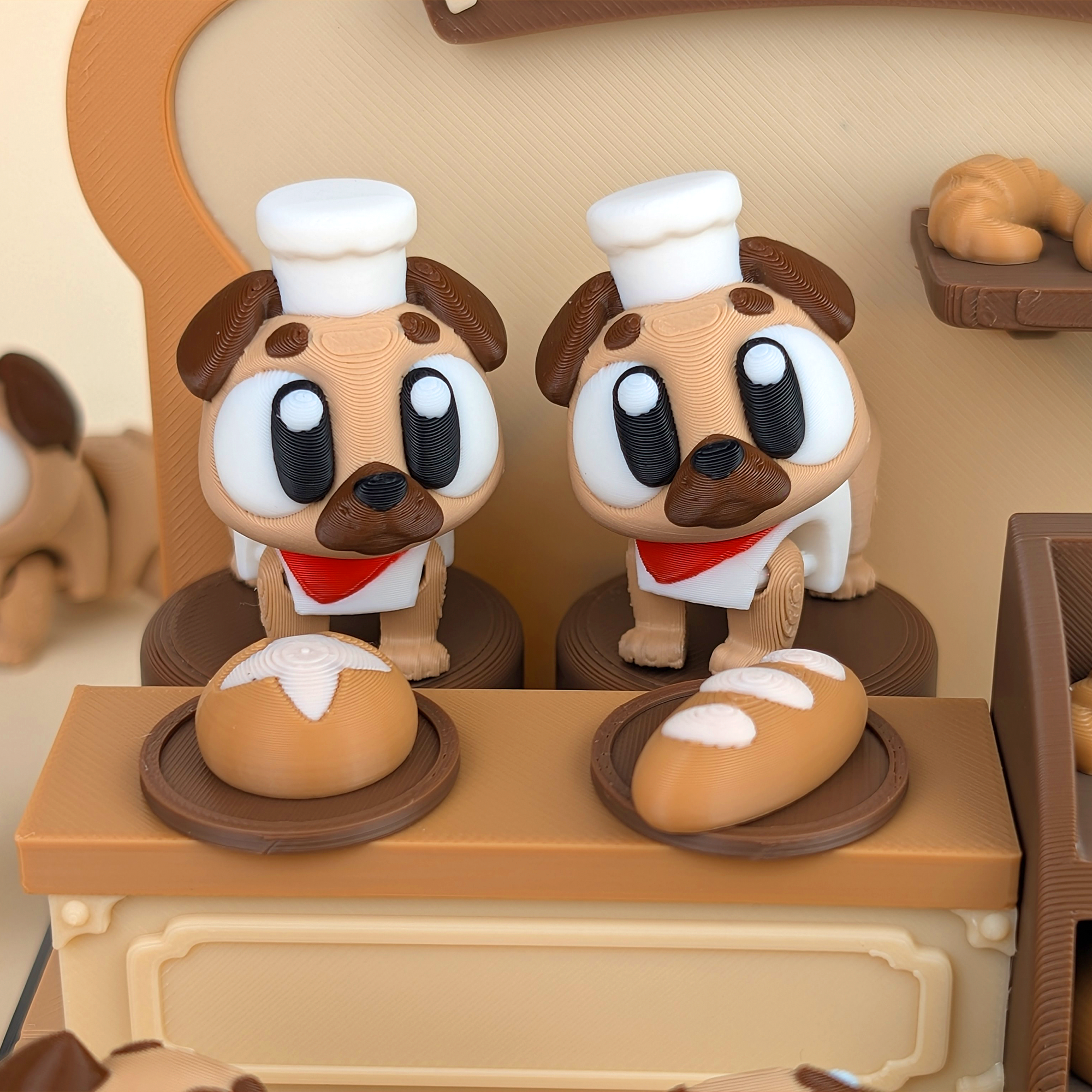 Dog Bakery Display Set – A Home for Your Desk Companions