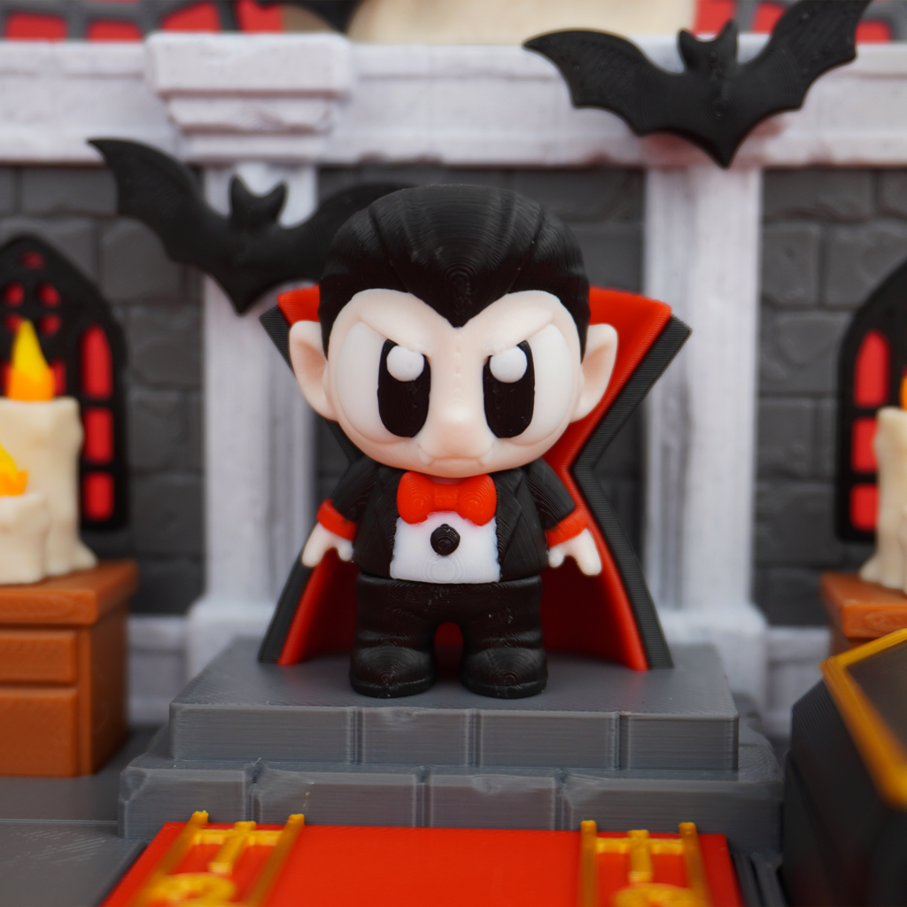 Count Dracula – Articulated 3D‑Printed Halloween Friend