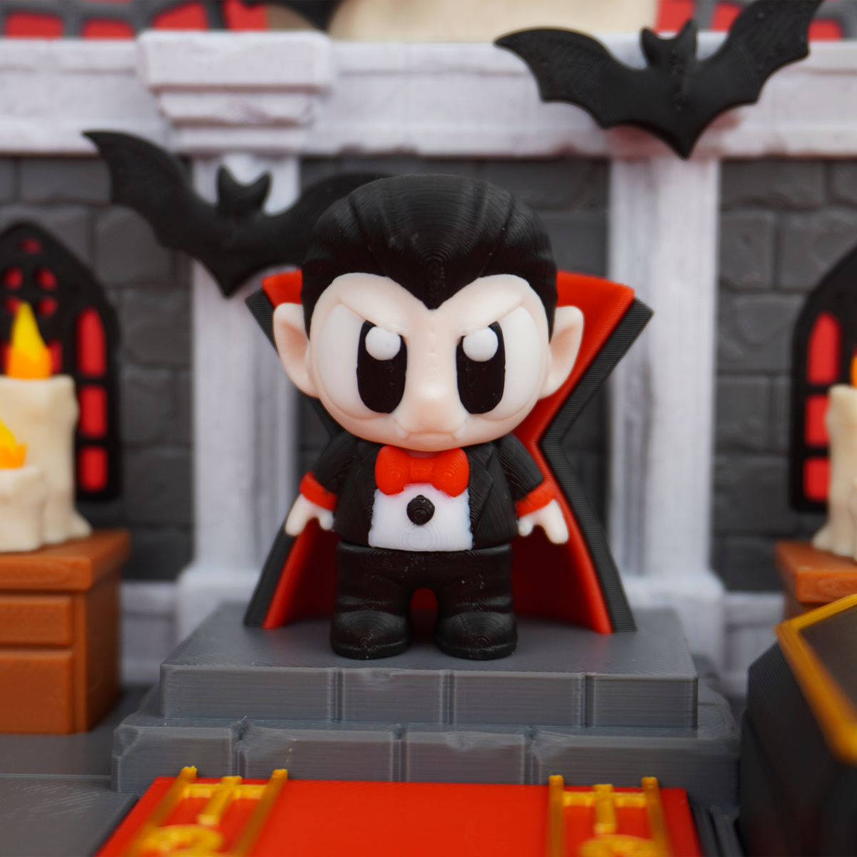 Count Dracula – Articulated 3D‑Printed Halloween Friend