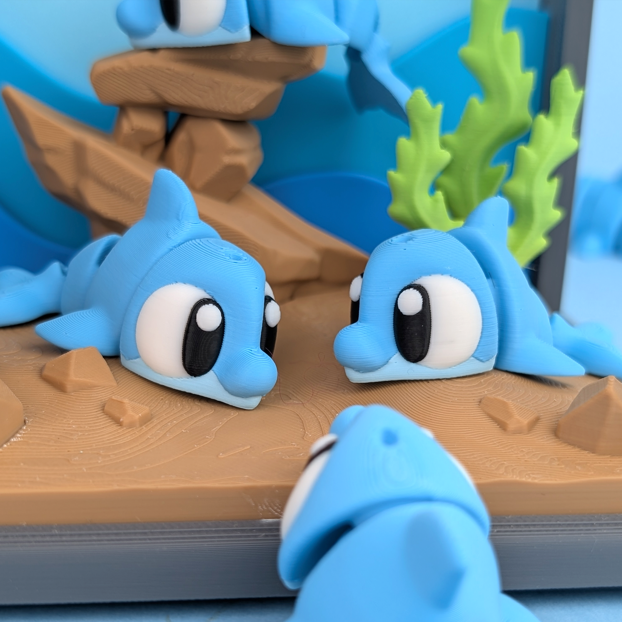 Flexi Dolphin – Articulated 3D‑Printed Animal Friend