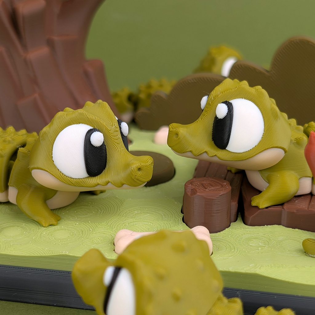 Swamp Display Set – A Home for Your Desk Companions