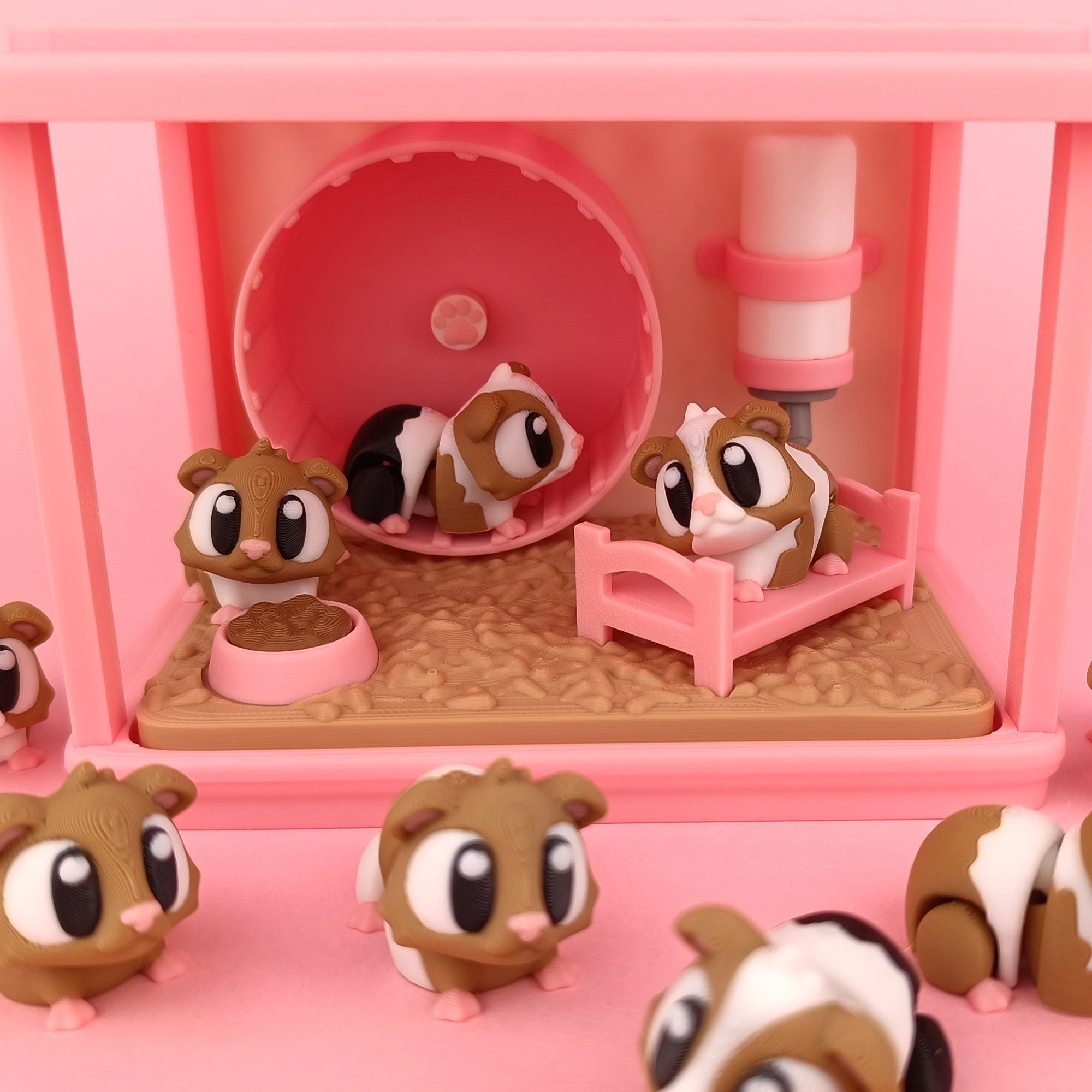 Small Creature Display Set – A Home for Your Desk Companions