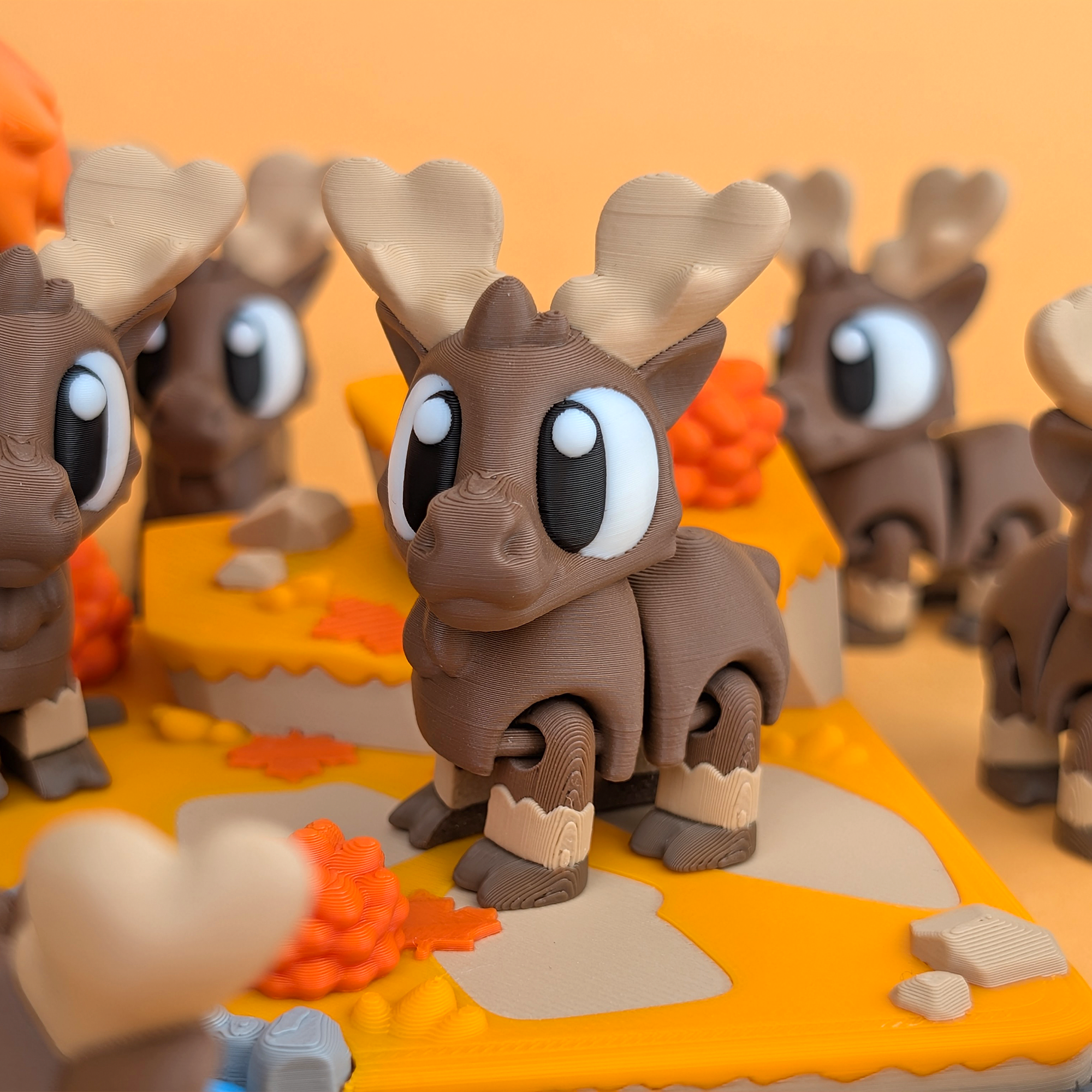 Flexi Moose – Articulated 3D‑Printed Woodland Friend