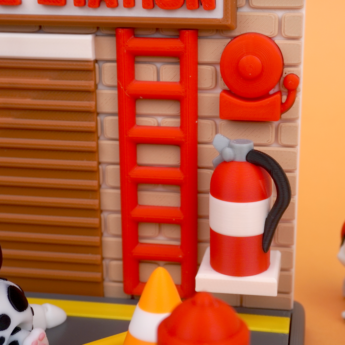Firestation Display Set – A Home for Your Desk Companions