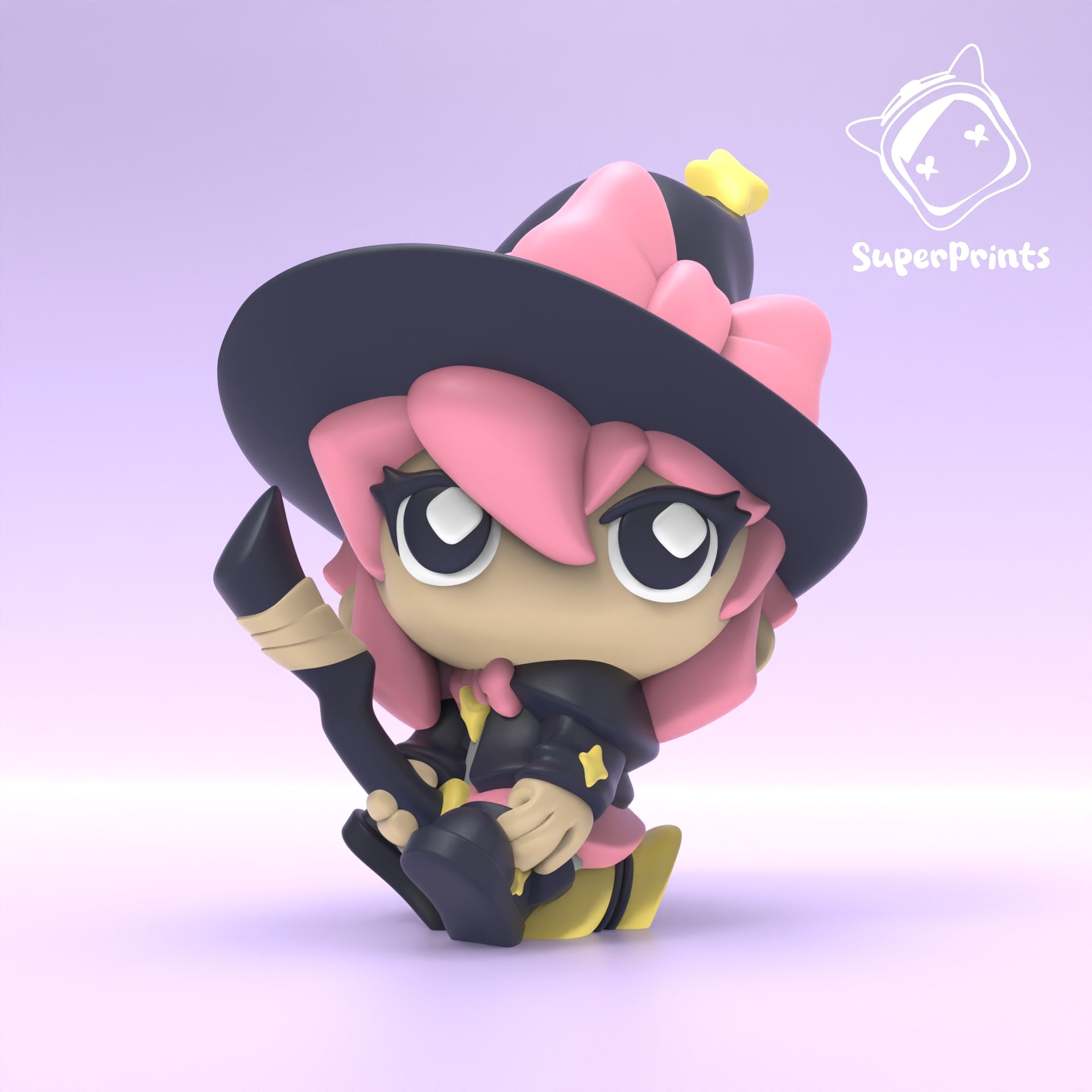 The Witch – Collectible 3D Printed Dungeon & Dragons Inspired Characters