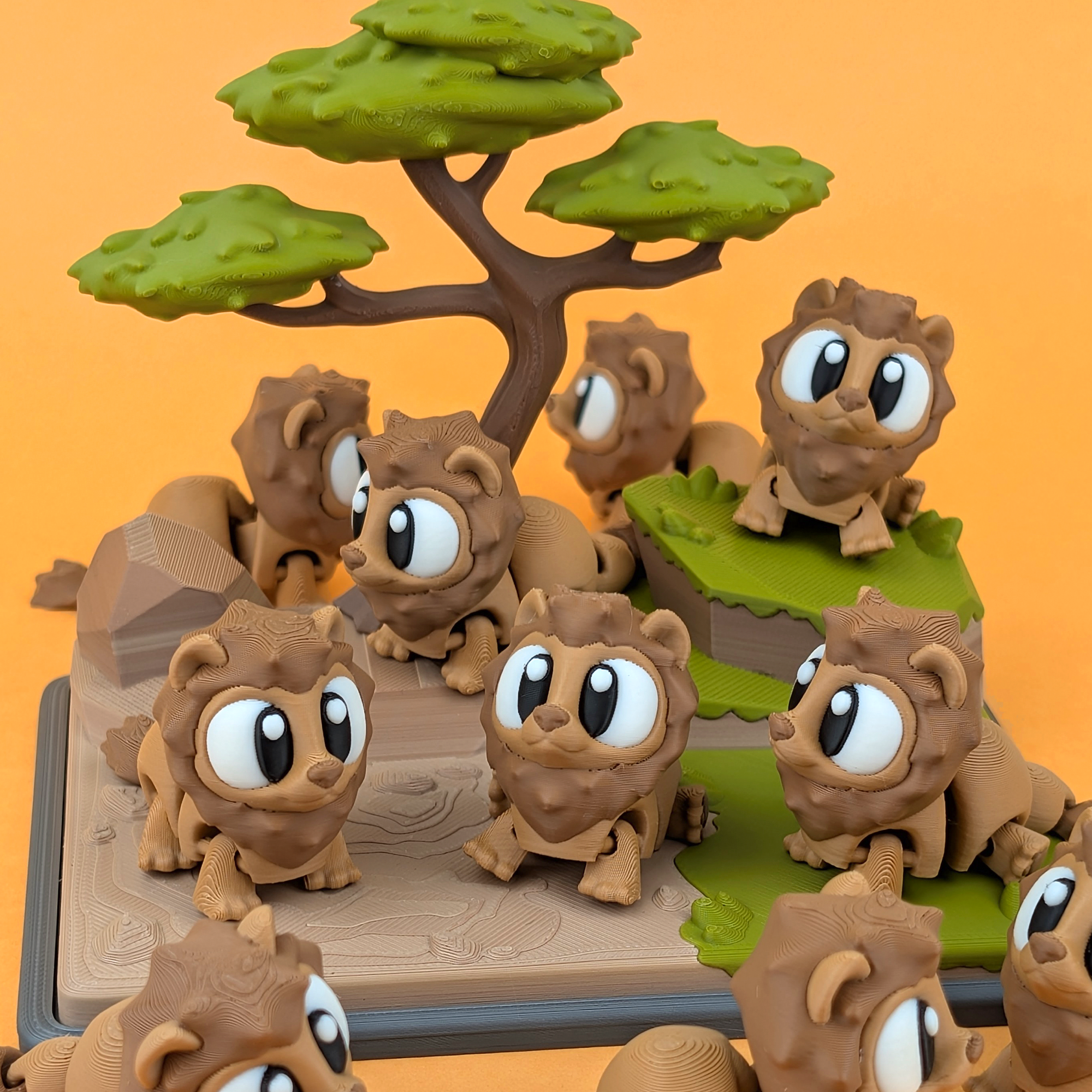 Savanna Display Set – A Home for Your Desk Companions