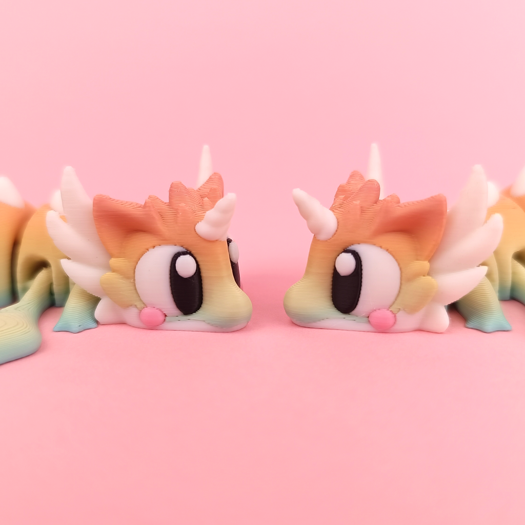 Flexi Celestial Dragon - Articulated 3D‑Printed Dragon Friend